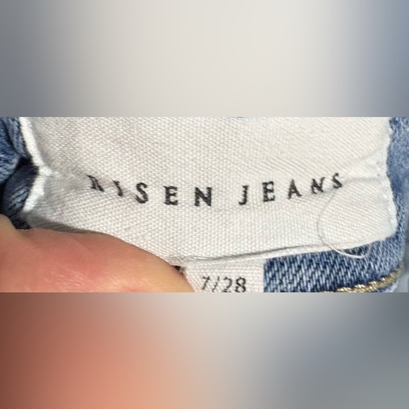 Risen size 7 Chic Light Blue Flare Women's Jeans - Picture 3 of 4